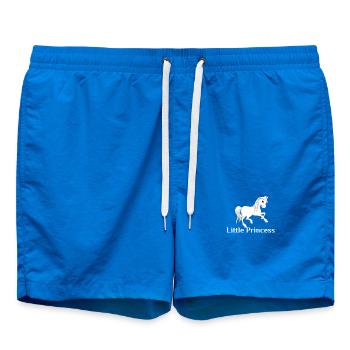 Little Princess Horse Motif - Swim Trunks - cobalt blue - Front