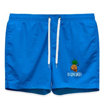 Ich liebe Singen / Musik / Sprüche / Ananas - Badeshorts - Cobalt blue - Vorne