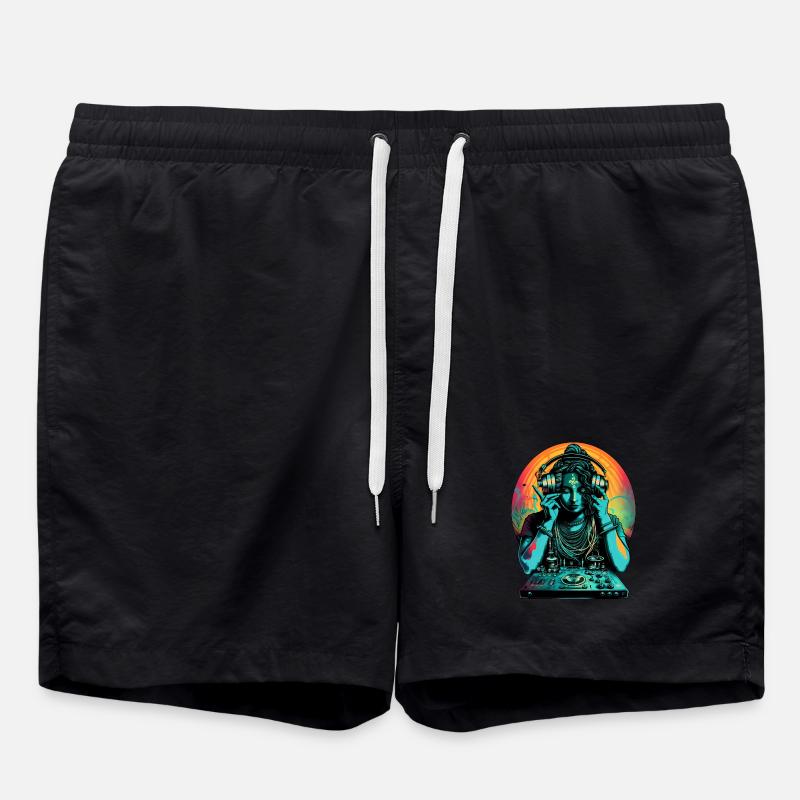 Goddess DJ - Swim Trunks - black