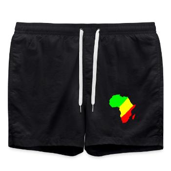 afrique - Short de bain - noir - Devant - AI Model Male 185 light (185cm)