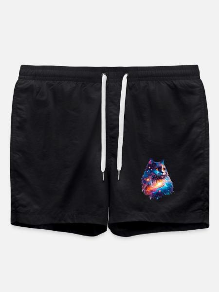 Chat - Short de bain - noir