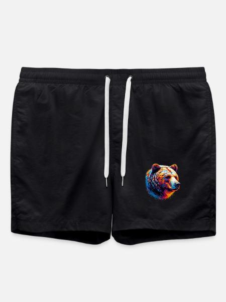 Bear - Swim Trunks - black