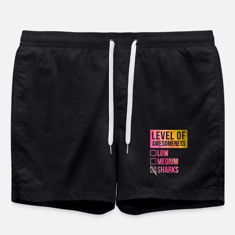Shark - Swim Trunks - black