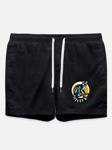 Lemur - Swim Trunks - black