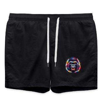 Gorille - Short de bain - noir - Devant - AI Model Male 185 light (185cm)