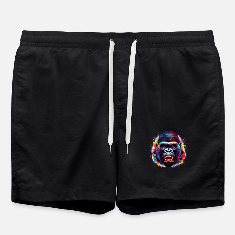 Gorilla - Swim Trunks - black