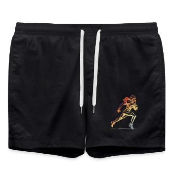Football américain Femme - Short de bain - noir - Devant - AI Model Male 185 light (185cm)