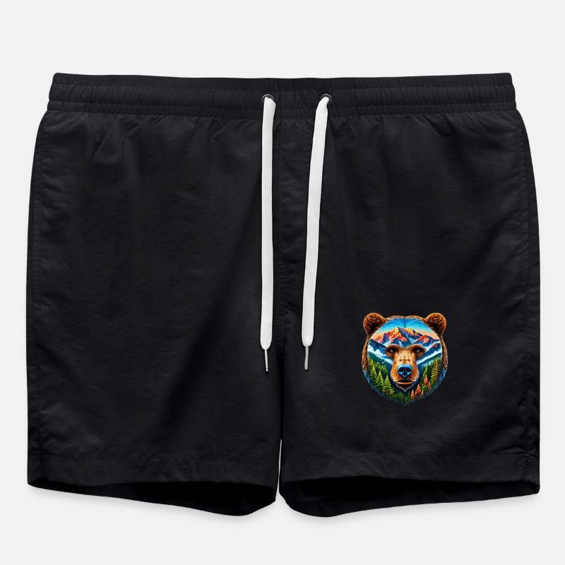 Bear - Swim Trunks - black