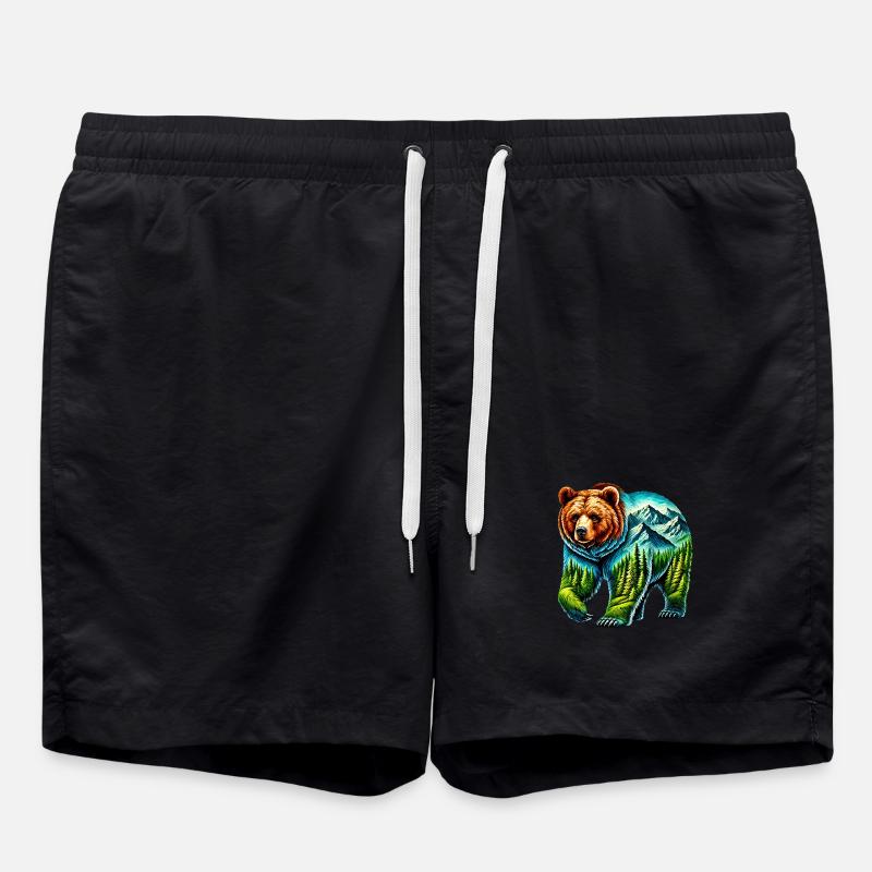 Bear - Swim Trunks - black