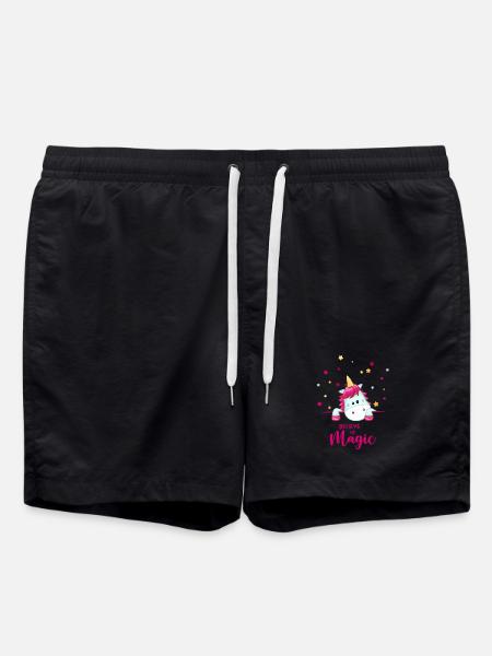 Unicorn Magic - Swim Trunks - black