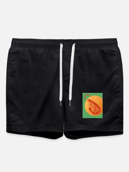 Maximalist Shrimp - Swim Trunks - black