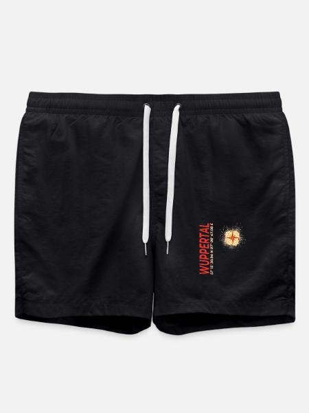 Wuppertal - Badeshorts - Schwarz