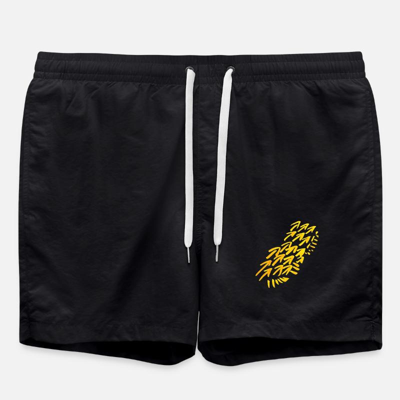 arrows pattern ornament - Swim Trunks - black
