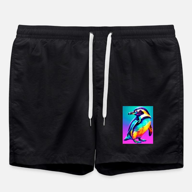 Pinguin - Badeshorts - Schwarz