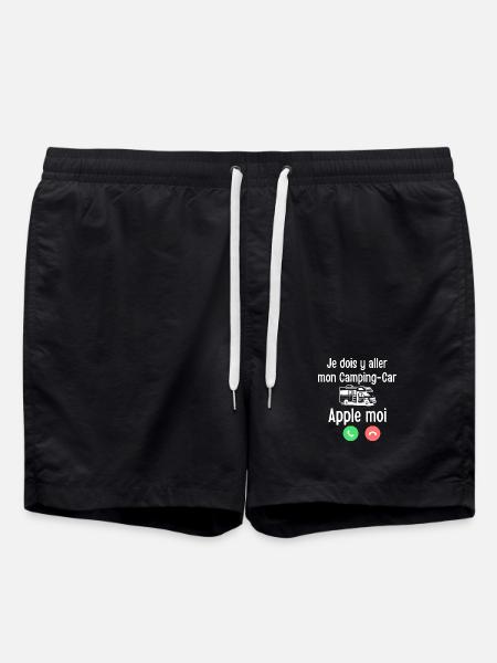 Motorhome Apple me - Swim Trunks - black