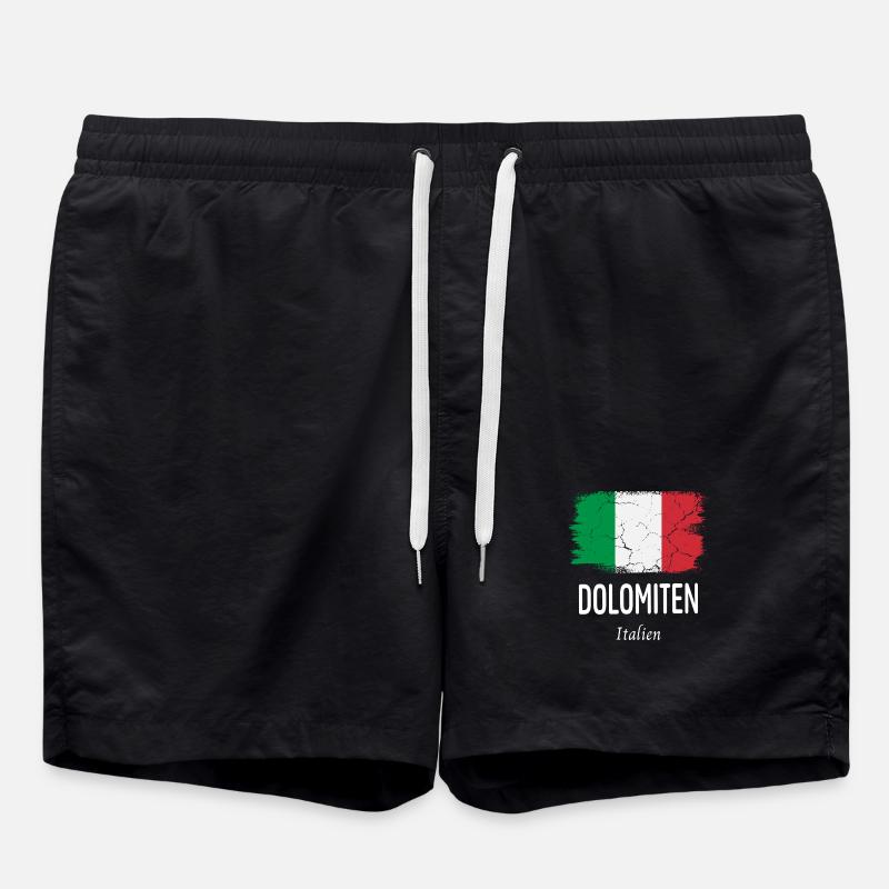 Dolomites - Swim Trunks - black