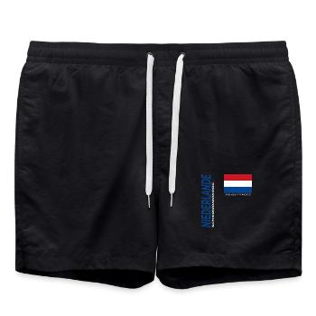 Schiermonnikoog - Short de bain - noir - Devant - AI Model Male 185 light (185cm)