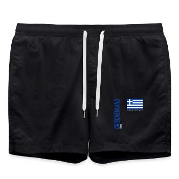 Kos - Short de bain - noir - Devant - AI Model Male 185 light (185cm)