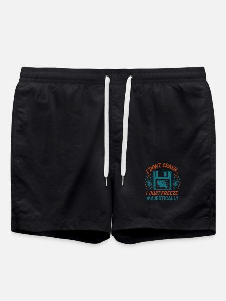 Majestic tech crash - Swim Trunks - black