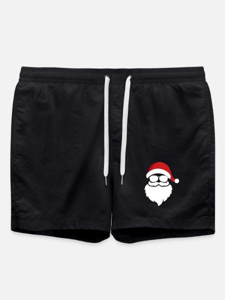 cool santa - Swim Trunks - black
