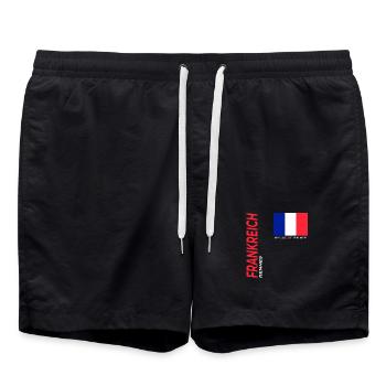 Rennes - Badeshorts - Schwarz - Vorne - AI Model Male 185 light (185cm)