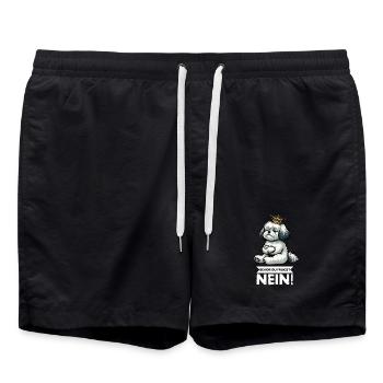Avant que vous ne demandiez, aucun propriétaire havanais - Short de bain - noir - Devant - AI Model Male 185 light (185cm)