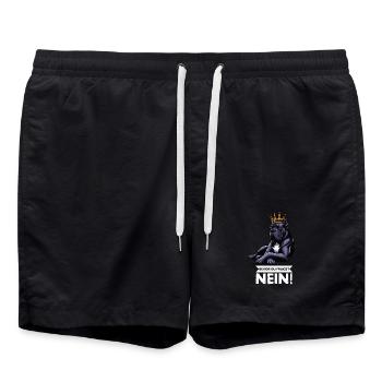 Bevor Du Fragst Cane Corso Cane Corsos Corsohalter - Badeshorts - Schwarz - Vorne - AI Model Male 185 light (185cm)
