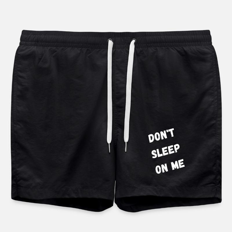 Dont Sleep On Me Graphic - Short de bain - noir
