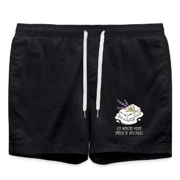 Savons Mousse Lavande Hobby - Short de bain - noir - Devant - AI Model Male 185 light (185cm)