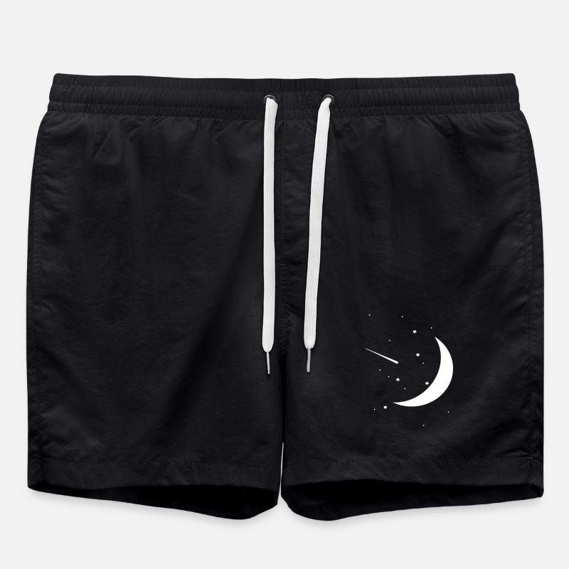  Night Sky - Swim Trunks - black