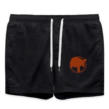 Turtle / Reptile - Reptile - Swim Trunks - black - Front - AI Model Male 185 light (185cm)