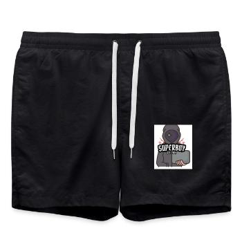 SP B Chrome - Short de bain - noir - Devant - AI Model Male 185 light (185cm)