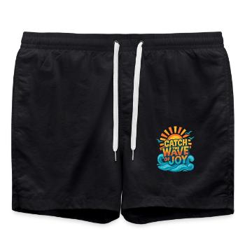 file 00000000bff06243a04d4580fccc3bd4 - Badeshorts - Schwarz - Vorne - AI Model Male 185 light (185cm)
