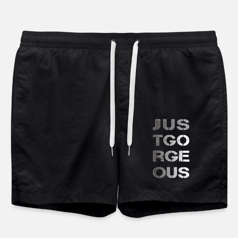 just gorgeous - Swim Trunks - black