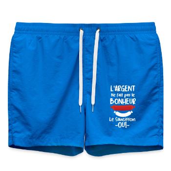 Le saucisson fait le bonheur - Short de bain - cobalt blue - Devant