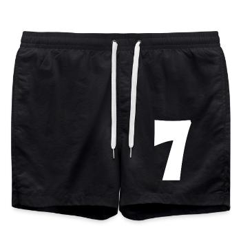 Sept - Short de bain - noir - Devant - AI Model Male 185 light (185cm)