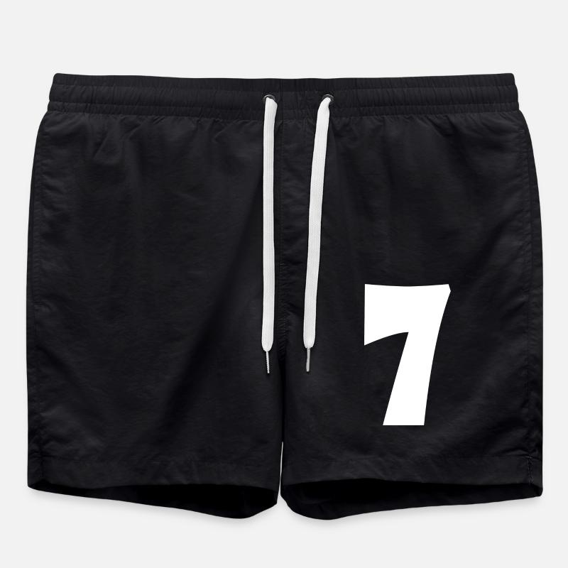 Sieben - Badeshorts - Schwarz
