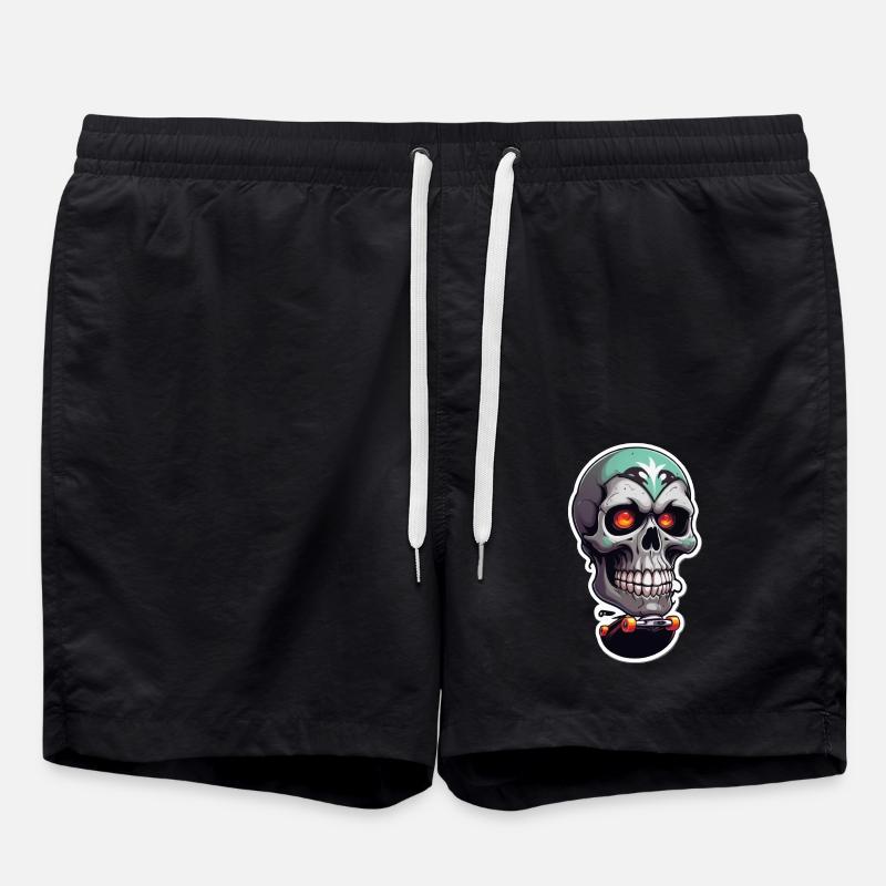 Patineur de crâne - Short de bain - noir