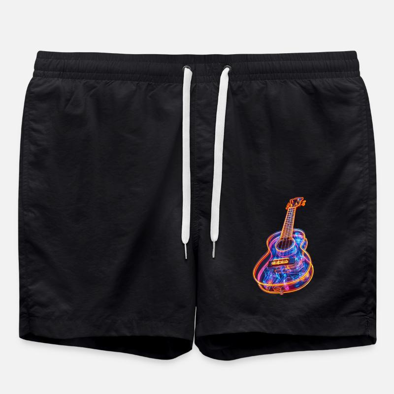Ukulele - Badeshorts - Schwarz