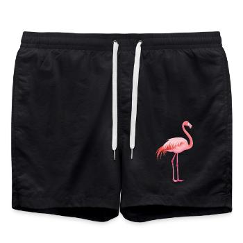 Flamingo - Swim Trunks - black - Front - AI Model Male 185 light (185cm)