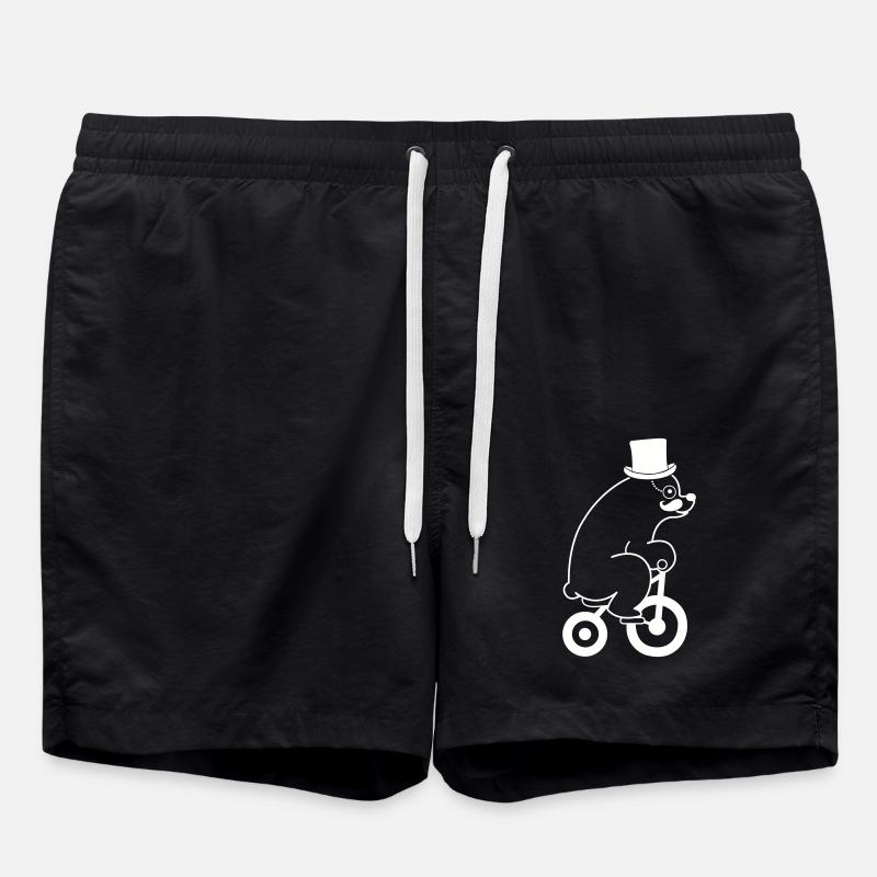 Polar bear - Swim Trunks - black