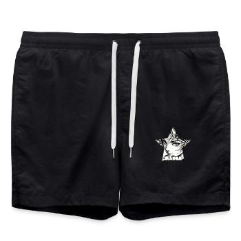 Manga Star - Badeshorts - Schwarz - Vorne - AI Model Male 185 light (185cm)