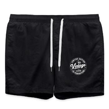 Légende depuis 1961 Génial depuis 1961 Retro 1961 - Short de bain - noir - Devant - AI Model Male 185 light (185cm)