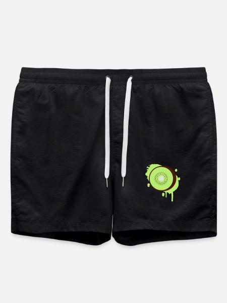 Kiwi graffiti - Swim Trunks - black