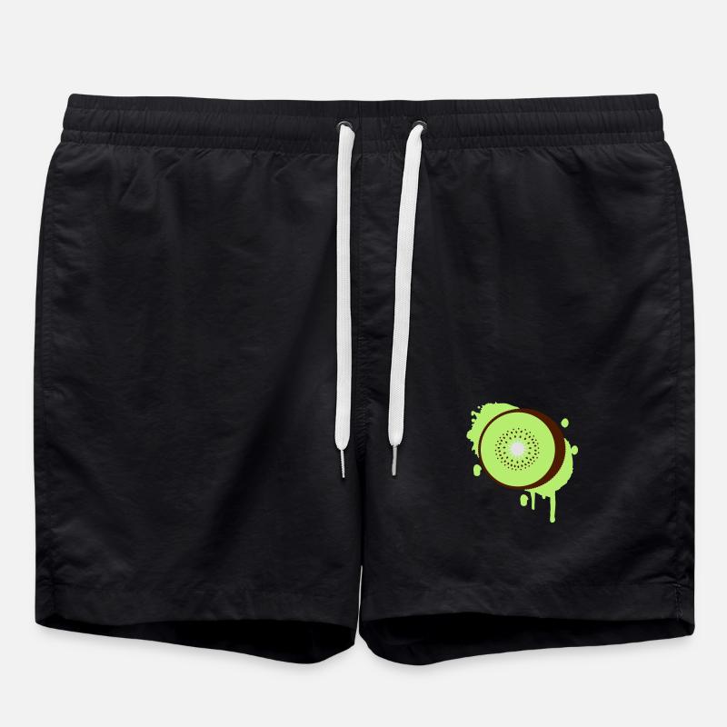 Kiwi graffiti - Swim Trunks - black