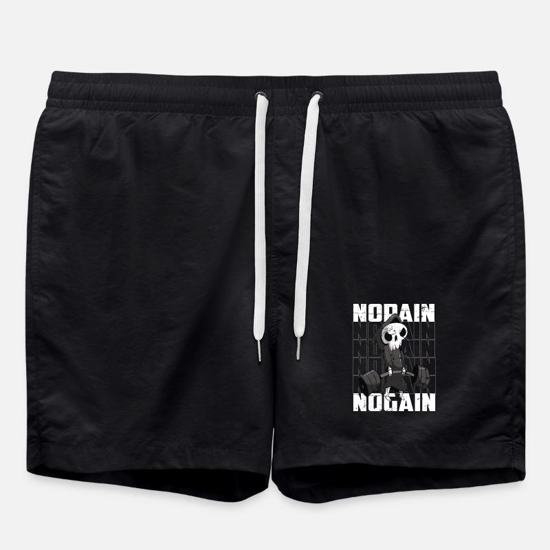 Squelette de musculation - Short de bain - noir