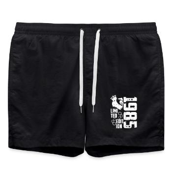 1985 Born Limited Edition - Swim Trunks - black - Front - AI Model Male 185 light (185cm)
