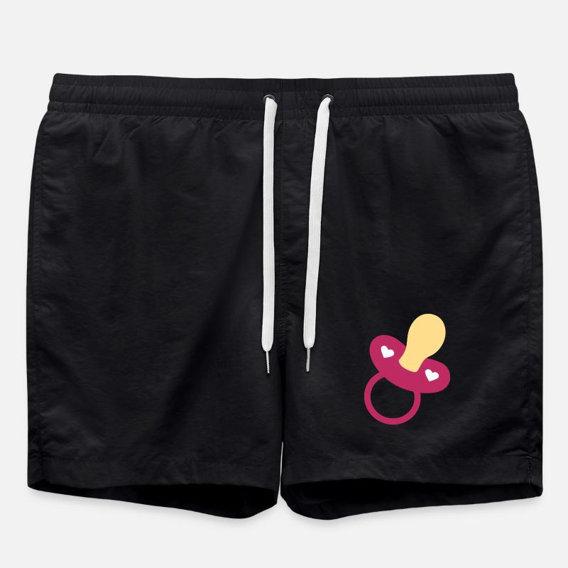 Idée cadeau naissance bébé 2025 - Short de bain - noir