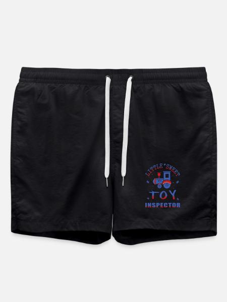 Railway Toy Inspector - Swim Trunks - black