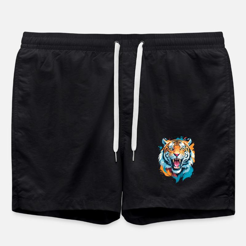 Nepal Tiger - Short de bain - noir